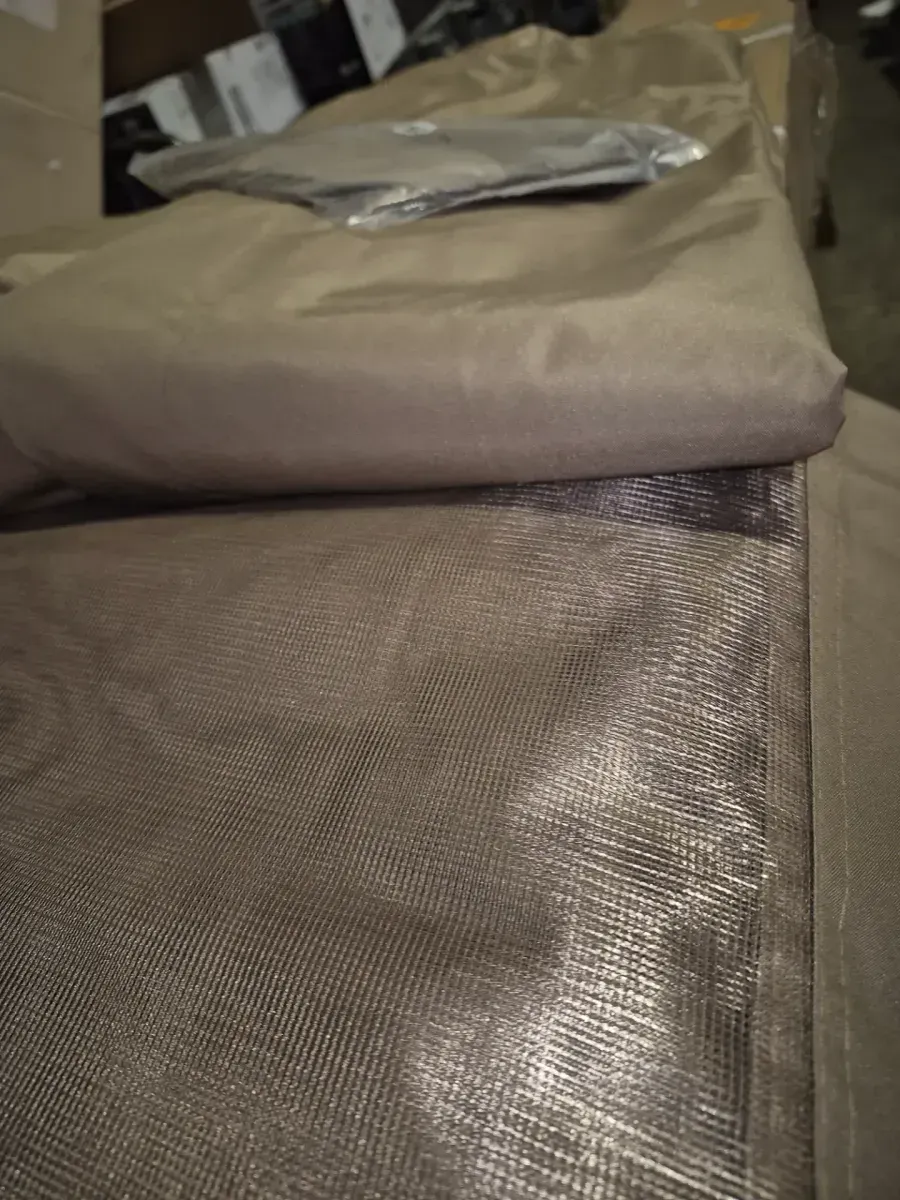 12 ft. x 10 ft. Hardtop Outdoor Double Roof Gazebo with Netting and Curtains - image 3