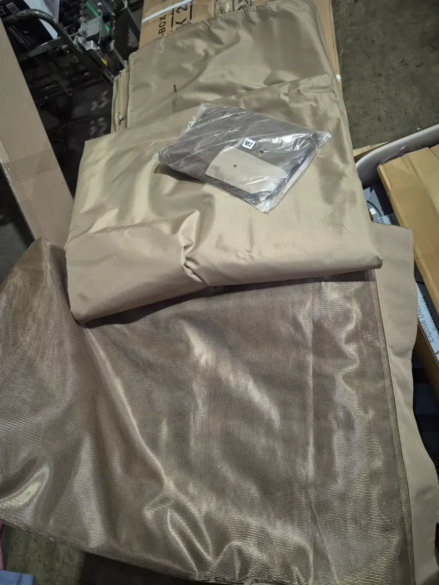 12 ft. x 10 ft. Hardtop Outdoor Double Roof Gazebo with Netting and Curtains - image 2