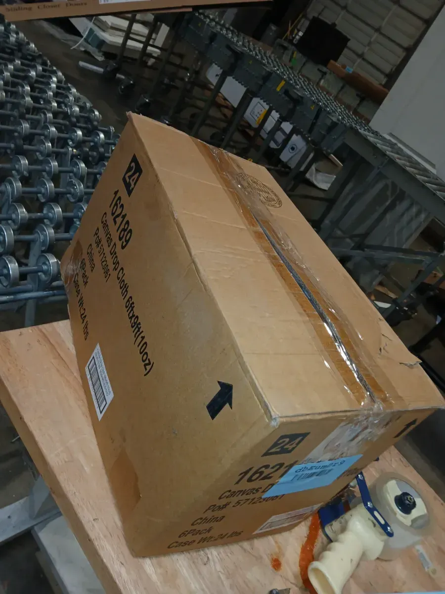 *** Pack of 6 *** 6 ft. x 9 ft. Heavy Duty Canvas Drop Cloth - image 4