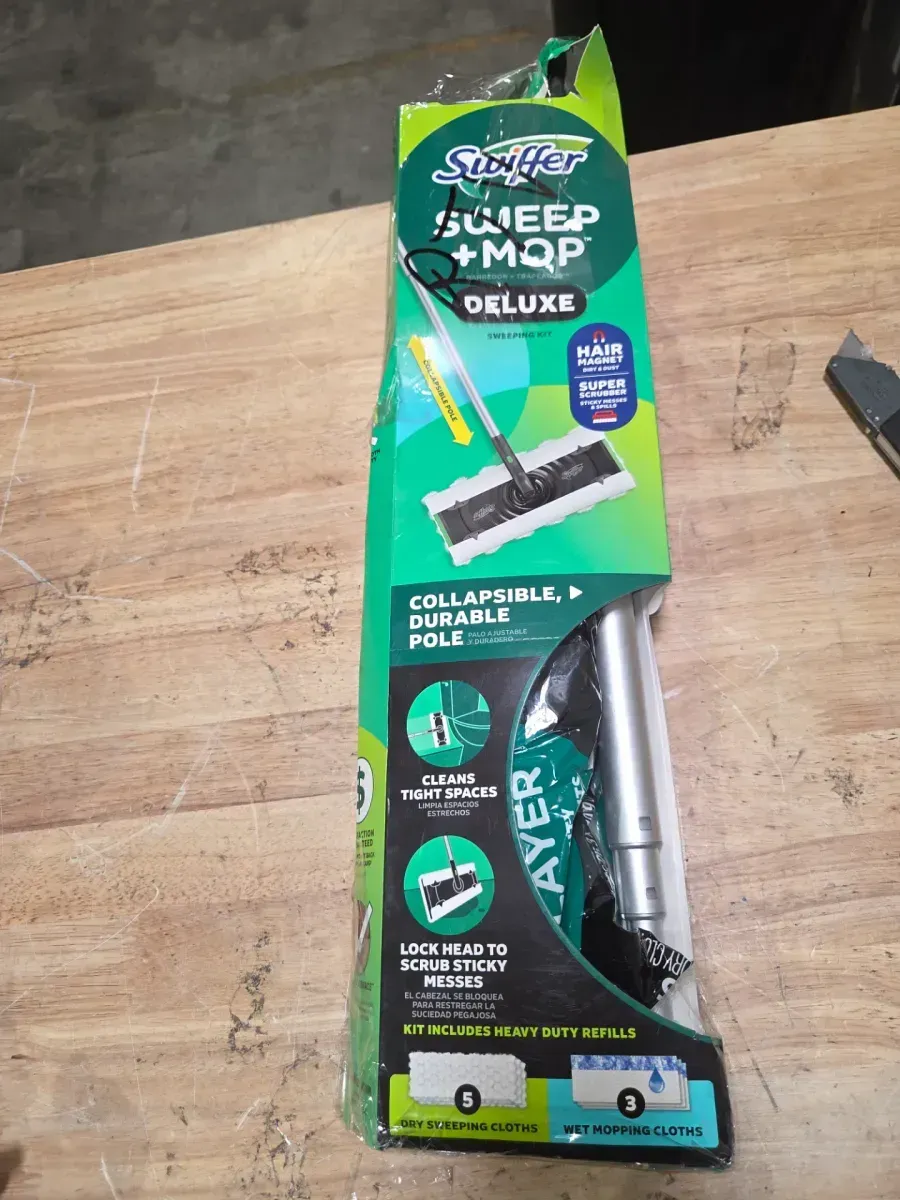 Sweep Plus Mop Deluxe 2 in 1 Multi-Surface Floor Cleaning Starter Kit (1-Sweeper, 5-Sweep Cloths, 3-Mop Cloths) - image 6