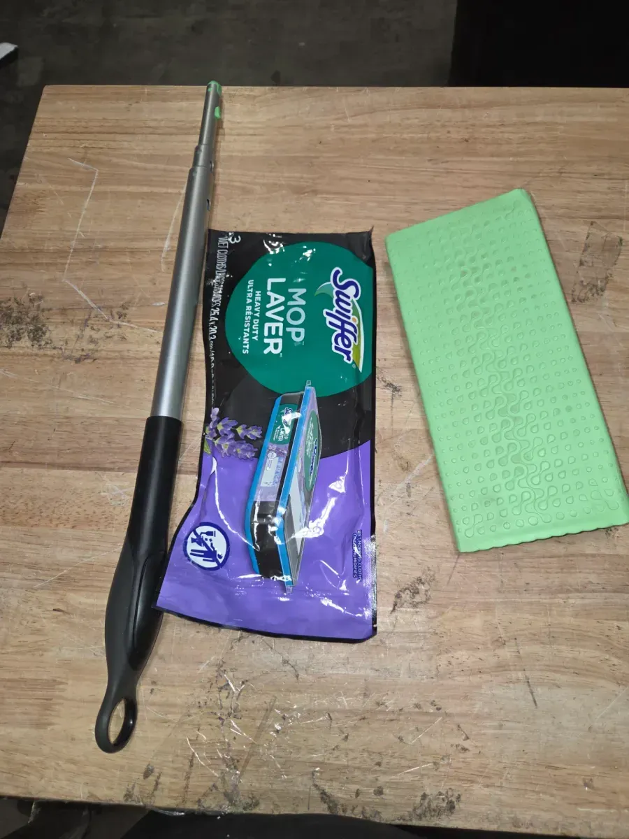 Sweep Plus Mop Deluxe 2 in 1 Multi-Surface Floor Cleaning Starter Kit (1-Sweeper, 5-Sweep Cloths, 3-Mop Cloths) - image 2