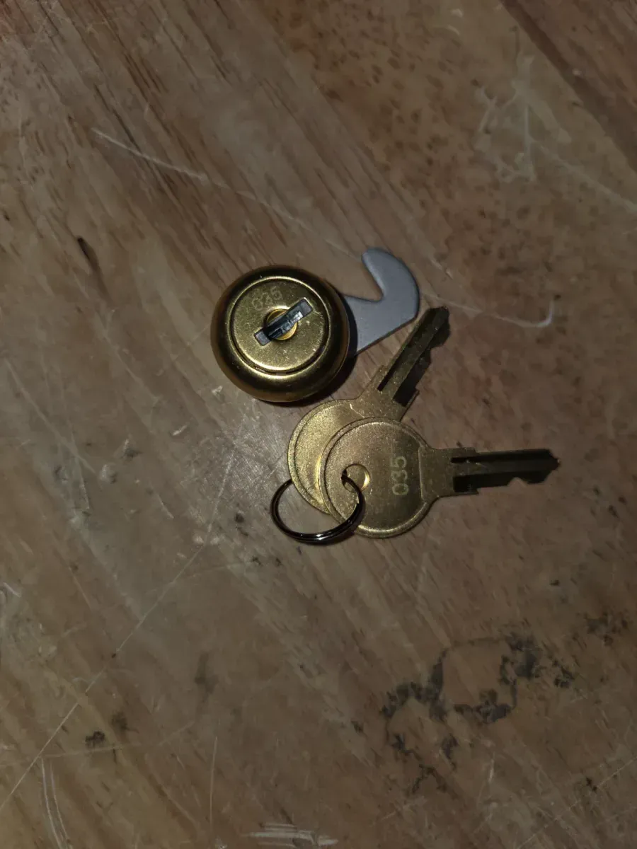 Designer Venetian Bronze with Brushed Brass, Medium, Steel, Locking, Wall Mount Mailbox - image 5