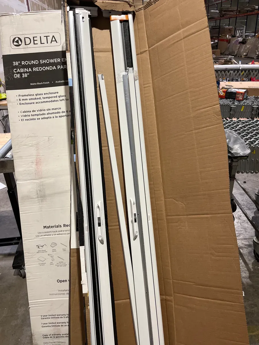 72 in. x 80 in. LuminAire White for Double Entry Door 68 in.-72 in. Universal Handed Aluminum Retractable Screen Door - image 3