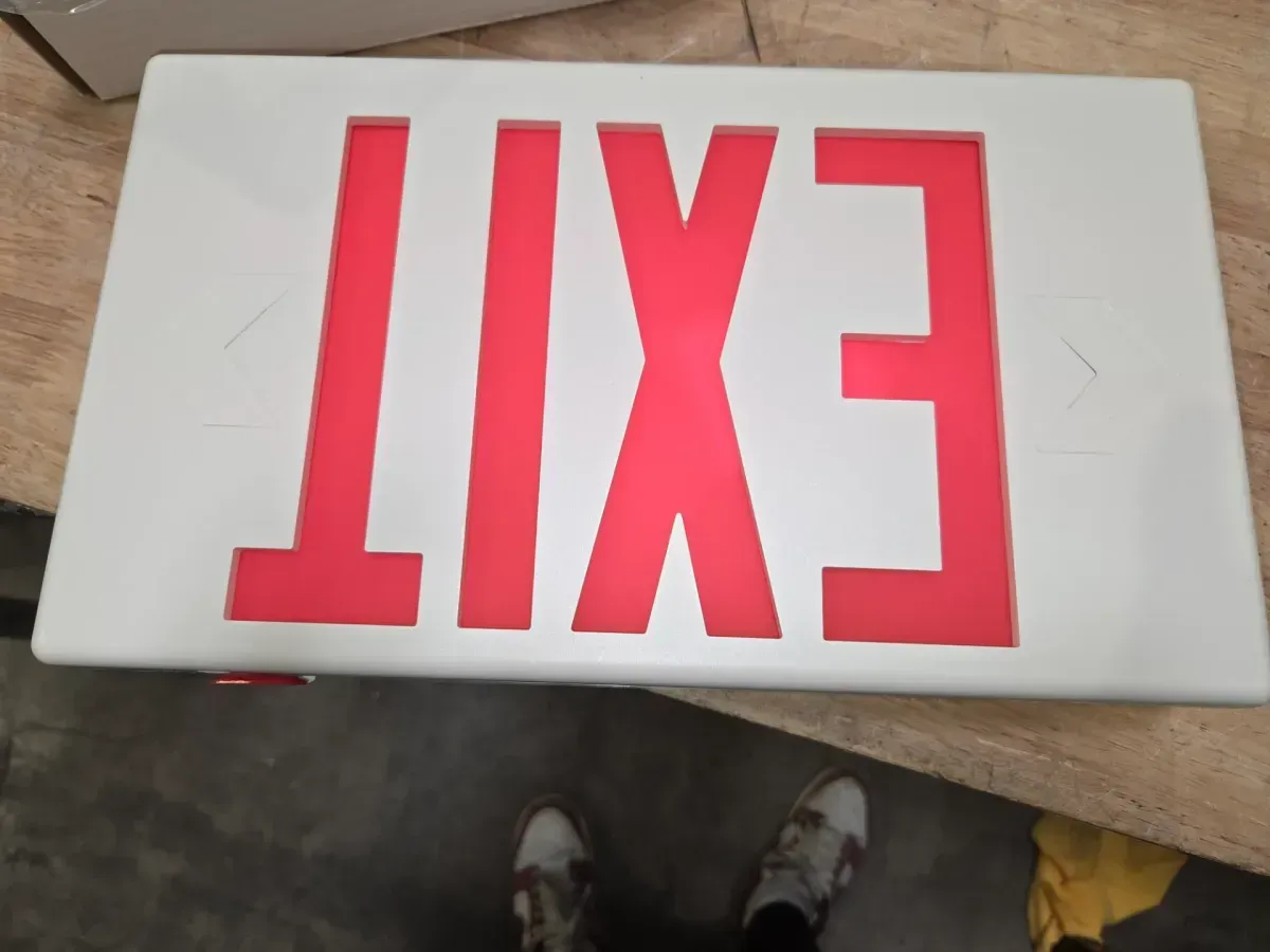 LPX 1.09 Watt White Integrated LED Exit Sign, Self-Powered - image 2