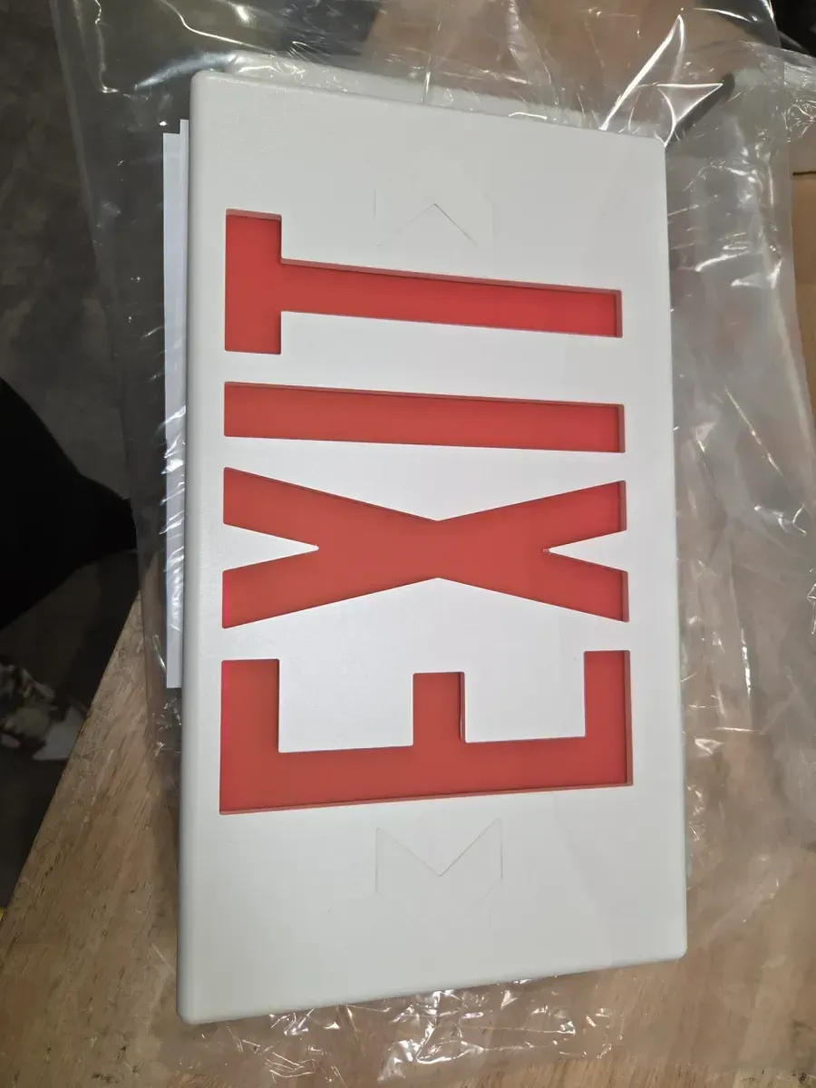 LPX 1.09 Watt White Integrated LED Exit Sign, Self-Powered - image 4