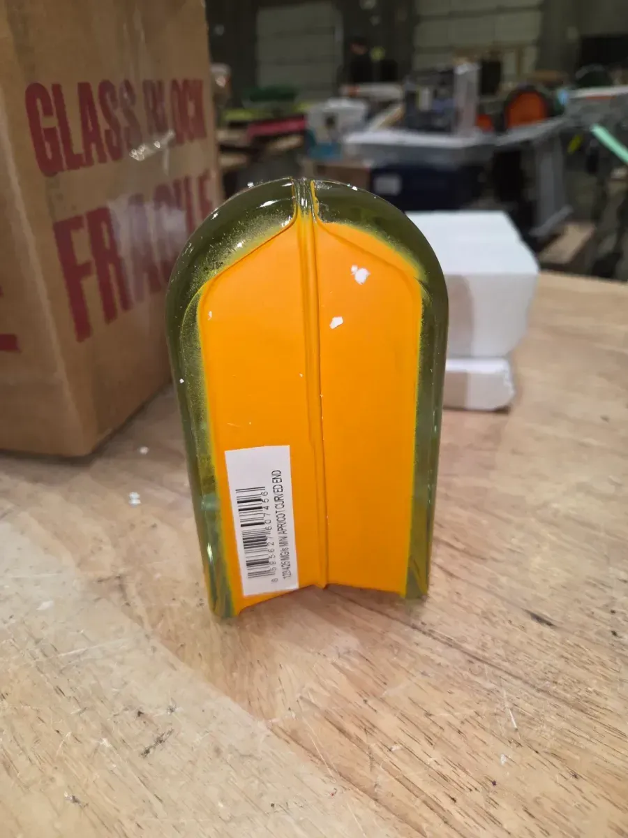 6x6x3 Apricot Curvo Double End Block - image 2