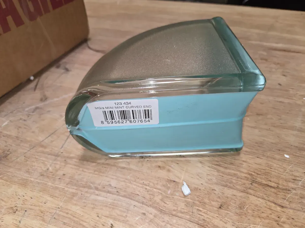 6x6x3 Mint Curvo Double End Block Arctic - image 3