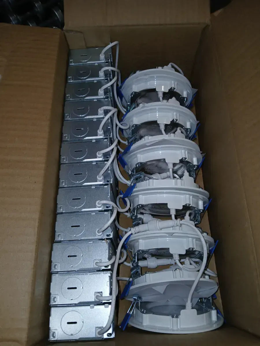 HLBSL 4 in. Canless Integrated LED, 600 Lumens, 5CCT, White (12-Pack) - image 3