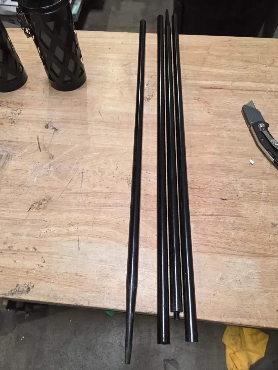 2-in-1 Black Lattice Garden Torch (2-Pack) - image 4