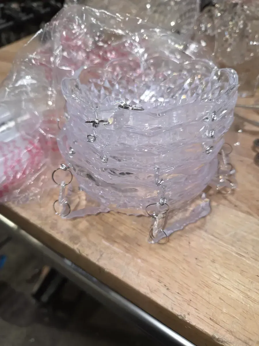 Maria Theresa 6-Light Chrome with Clear Acrylic Chandelier - image 7