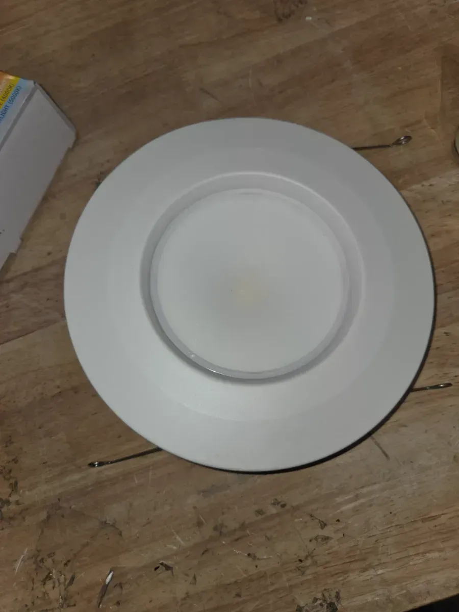 5/6 in. Integrated LED Recessed Retrofit Light Trim with Selectable Color Temperature CEC-T20, (1-Pack) - image 2