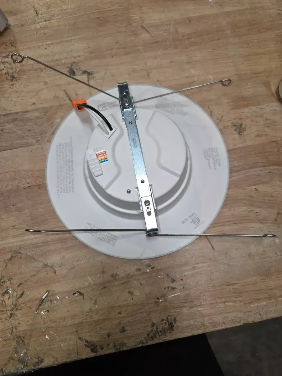 5/6 in. Integrated LED Recessed Retrofit Light Trim with Selectable Color Temperature CEC-T20, (1-Pack) - image 3