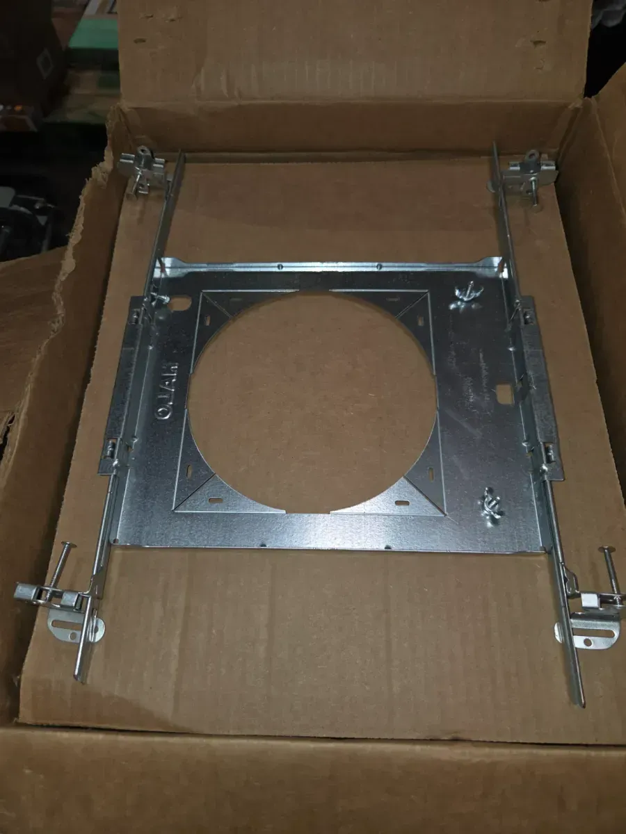 HL 6 in. Mounting Frame for Round and Square Canless Recessed Fixtures (6-Pack) - image 4