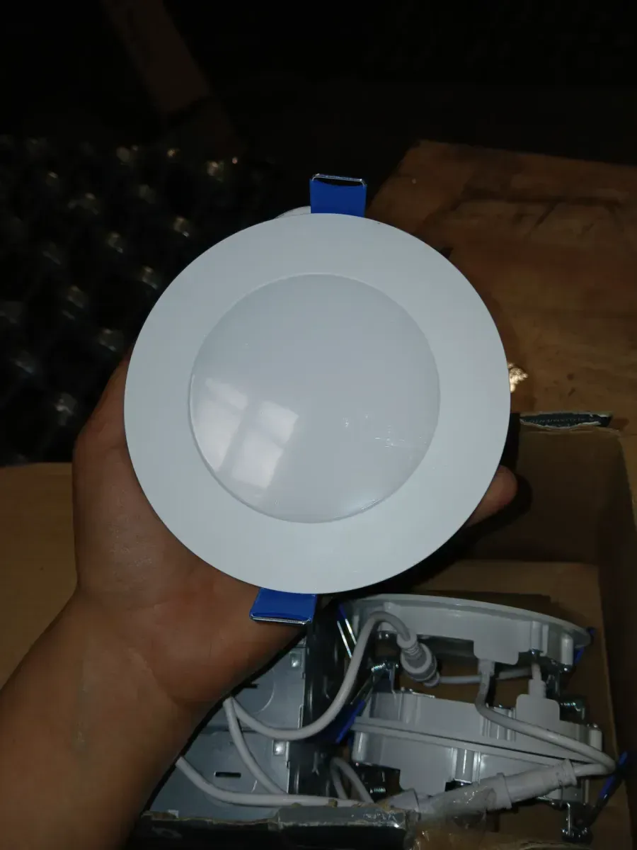 HLBSL 4 in. Can Less Integrated LED, 600 Lumens, 5CCT, White (4-Pack) - image 2