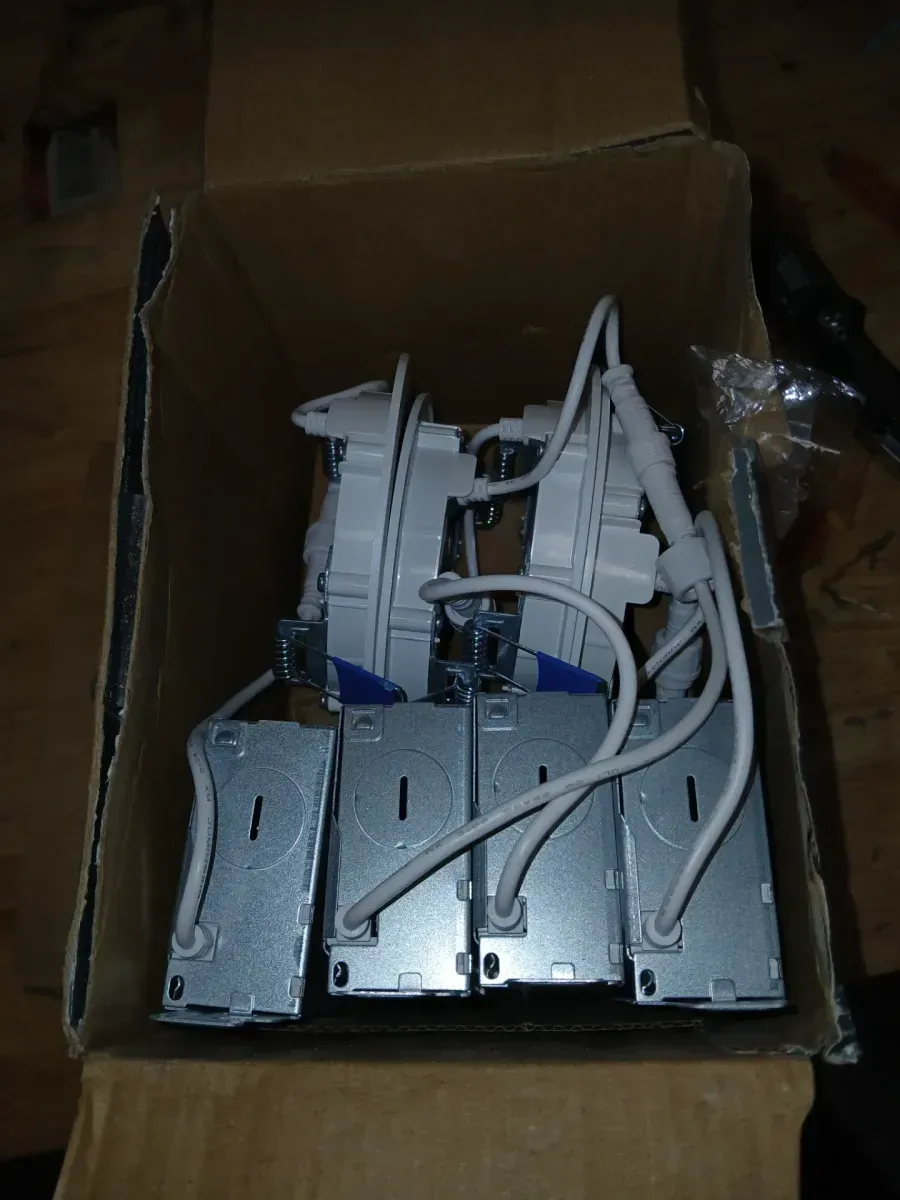 HLBSL 4 in. Can Less Integrated LED, 600 Lumens, 5CCT, White (4-Pack) - image 3