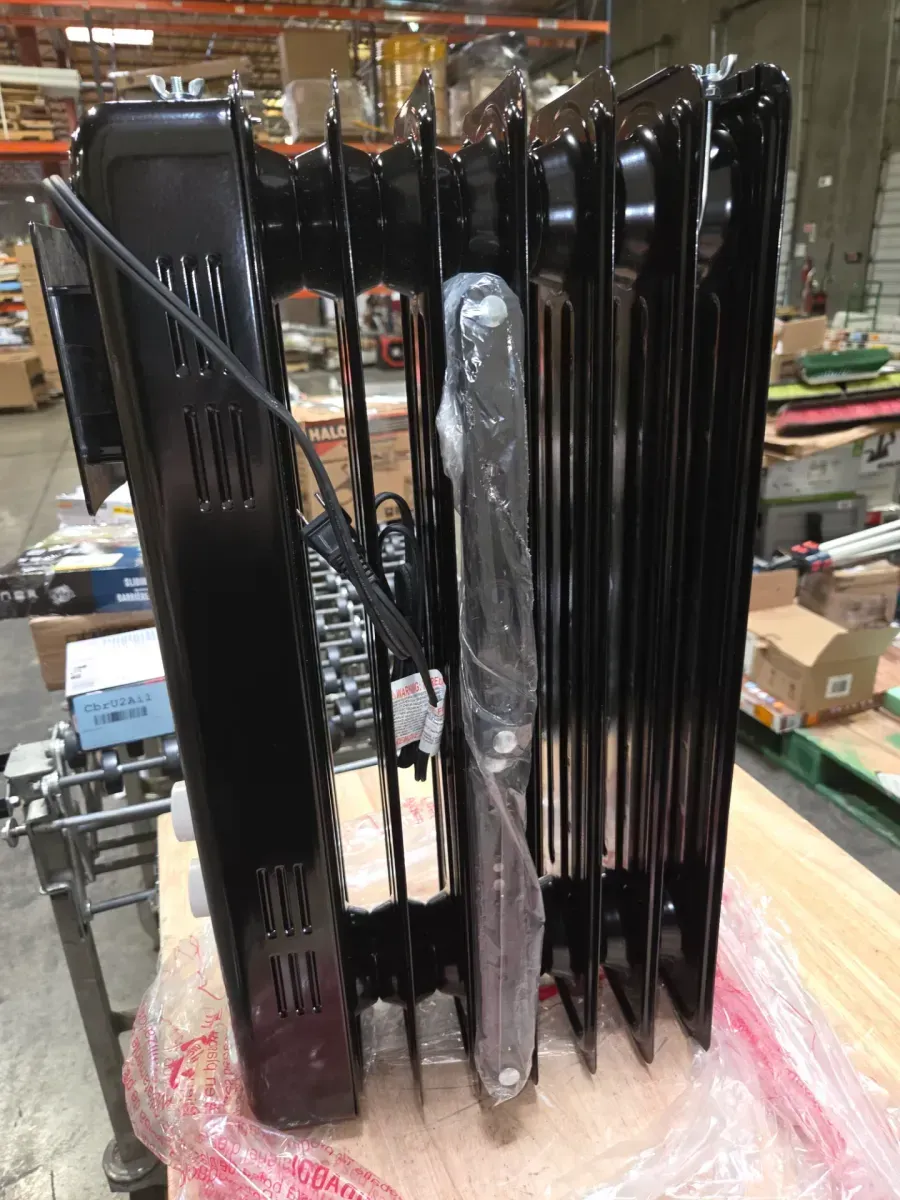 1500-Watt 23 in. Digital Tower Ceramic Heater and 1500-Watt Oil-Filled Radiant Electric Space Heater Combo - image 4