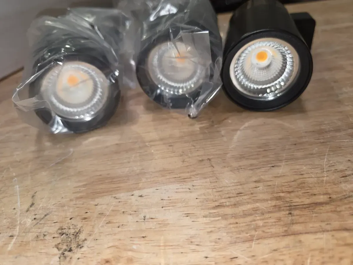 3.67 ft. Black Integrated LED Ceiling Mounted Hard Wired Linear Track Lighting Kit with Cylinder Heads 3-Light - image 5