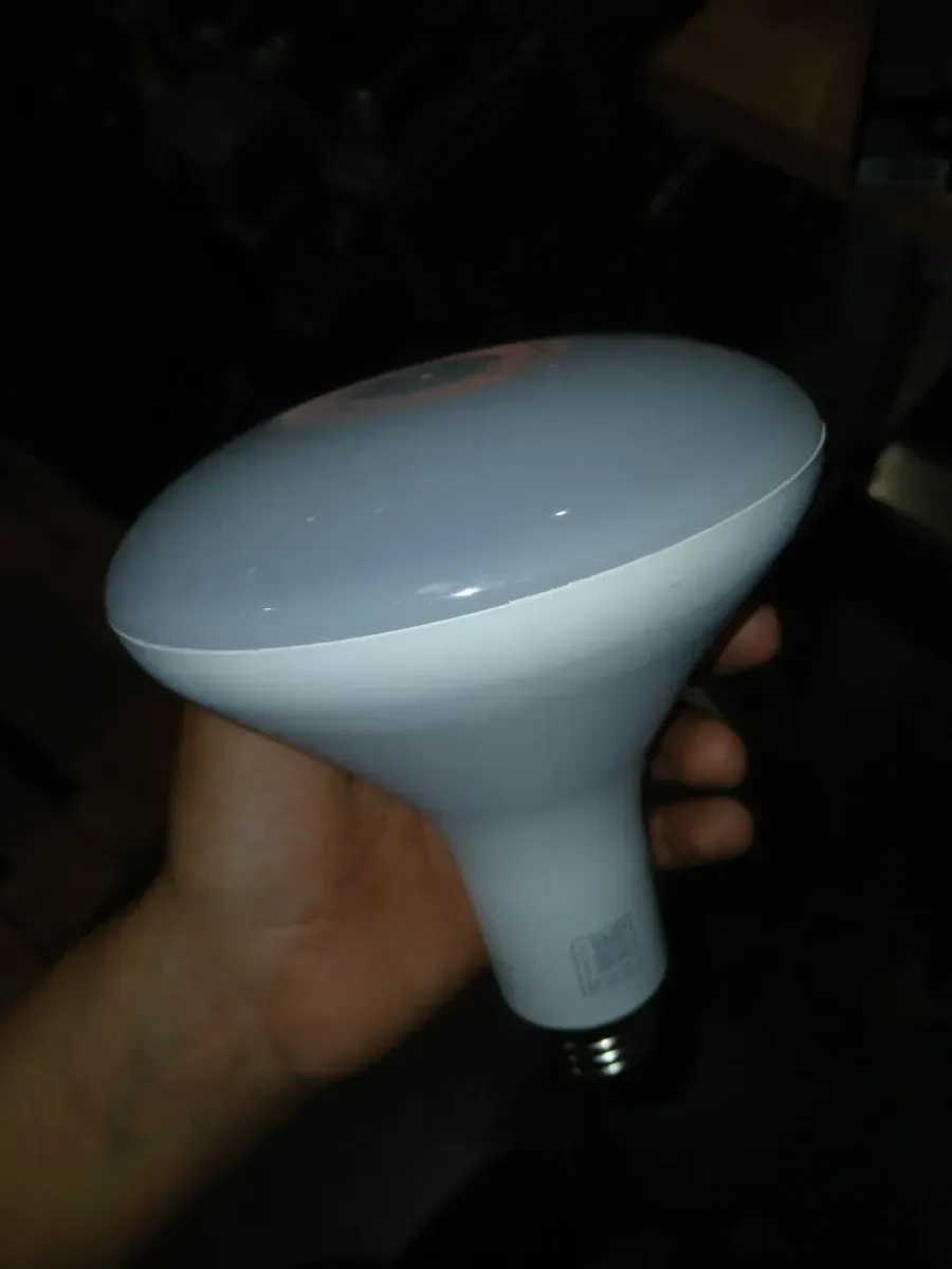 *** Pack of 4 *** 90-Watt Equivalent Smart BR40 Color Changing CEC LED Light Bulb with Voice Control (1-Bulb) Powered by Hubspace - image 2