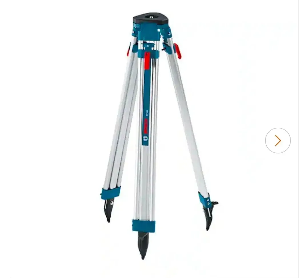 Bosch 63 in. Aluminum Tripod for Rotary Laser Level with Quick Clamp and Shoulder Strap - image 1
