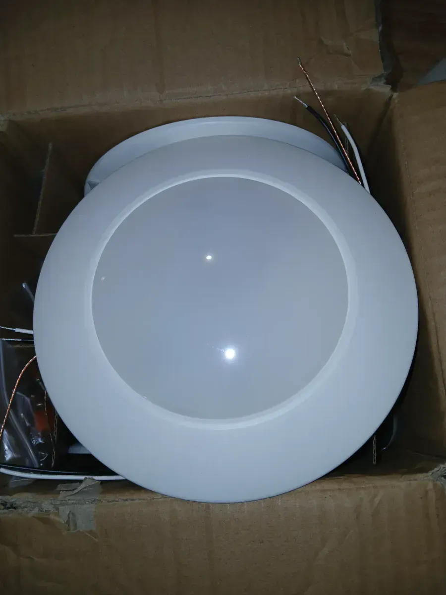 HLC 6 in. 3000K Integrated LED Recessed Light Trim (6-Pack) - image 3