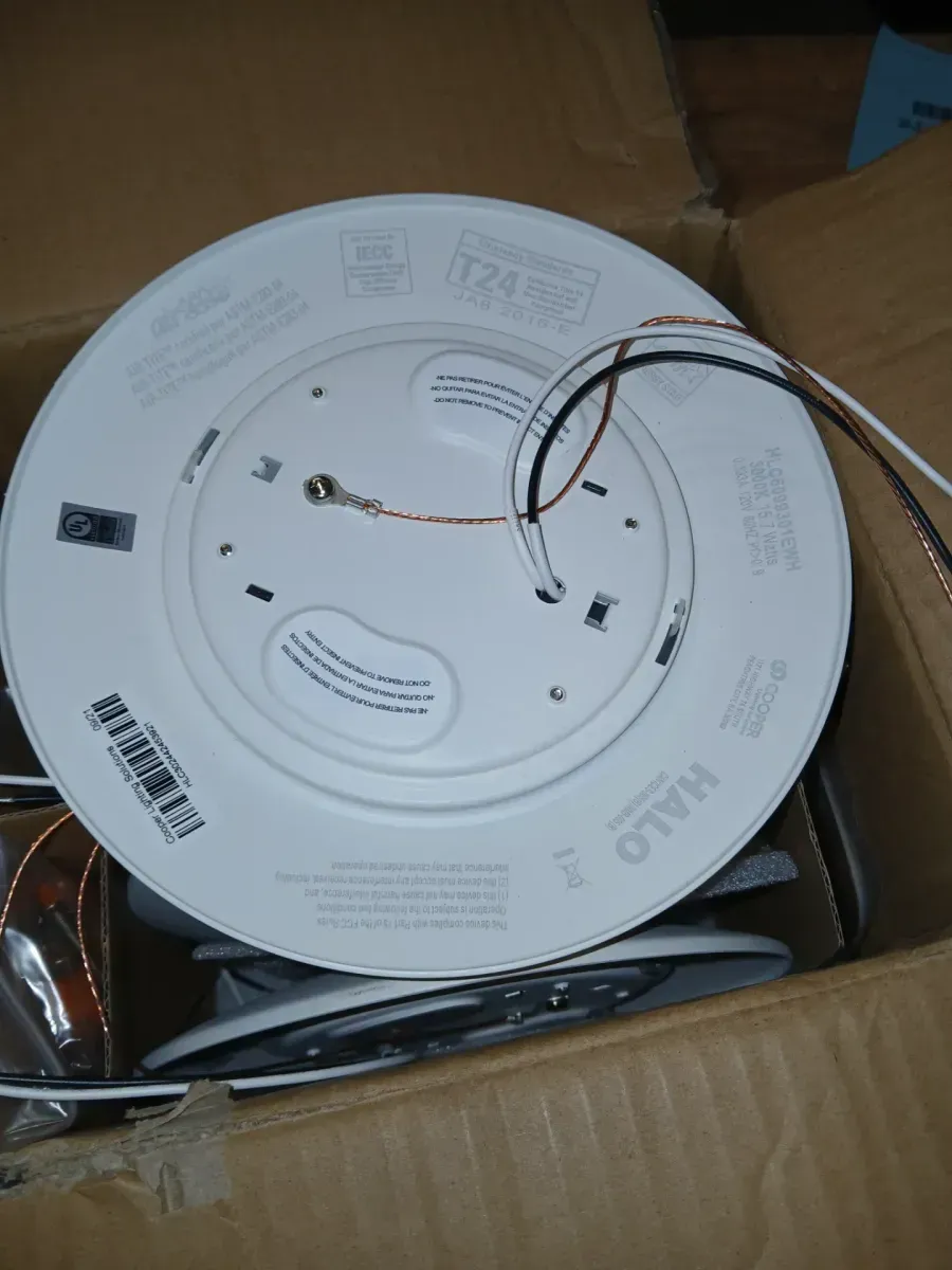 HLC 6 in. 3000K Integrated LED Recessed Light Trim (6-Pack) - image 4