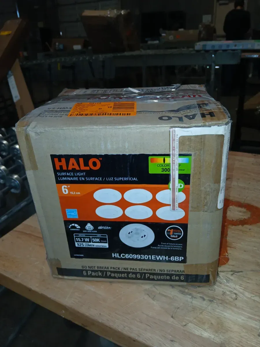 HLC 6 in. 3000K Integrated LED Recessed Light Trim (6-Pack) - image 6