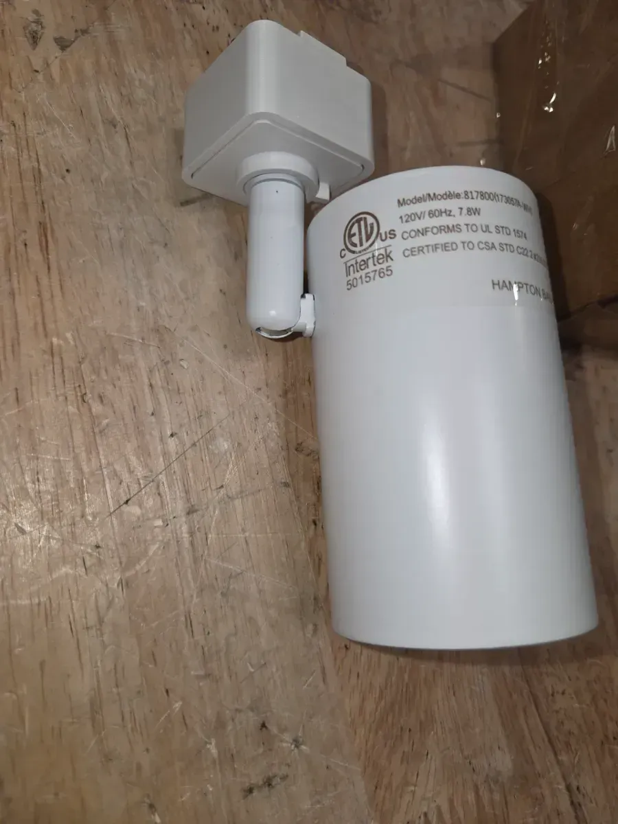 4 ft. White Integrated LED Linear Track Lighting Kit with Mini-Cylinder Step Heads 3-Light - image 4