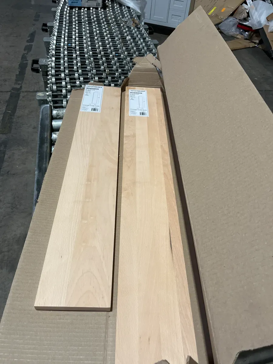 (Pack oh 2 )91.5 in. W x 4.5 in. H Base Moulding in Unfinished for CLICKREADY Technology - image 5