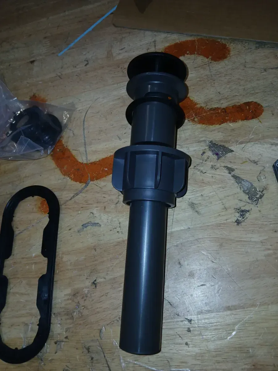 Cursiva 4 in. Centerset Double Handle Bathroom Faucet in Matte Black - image 3