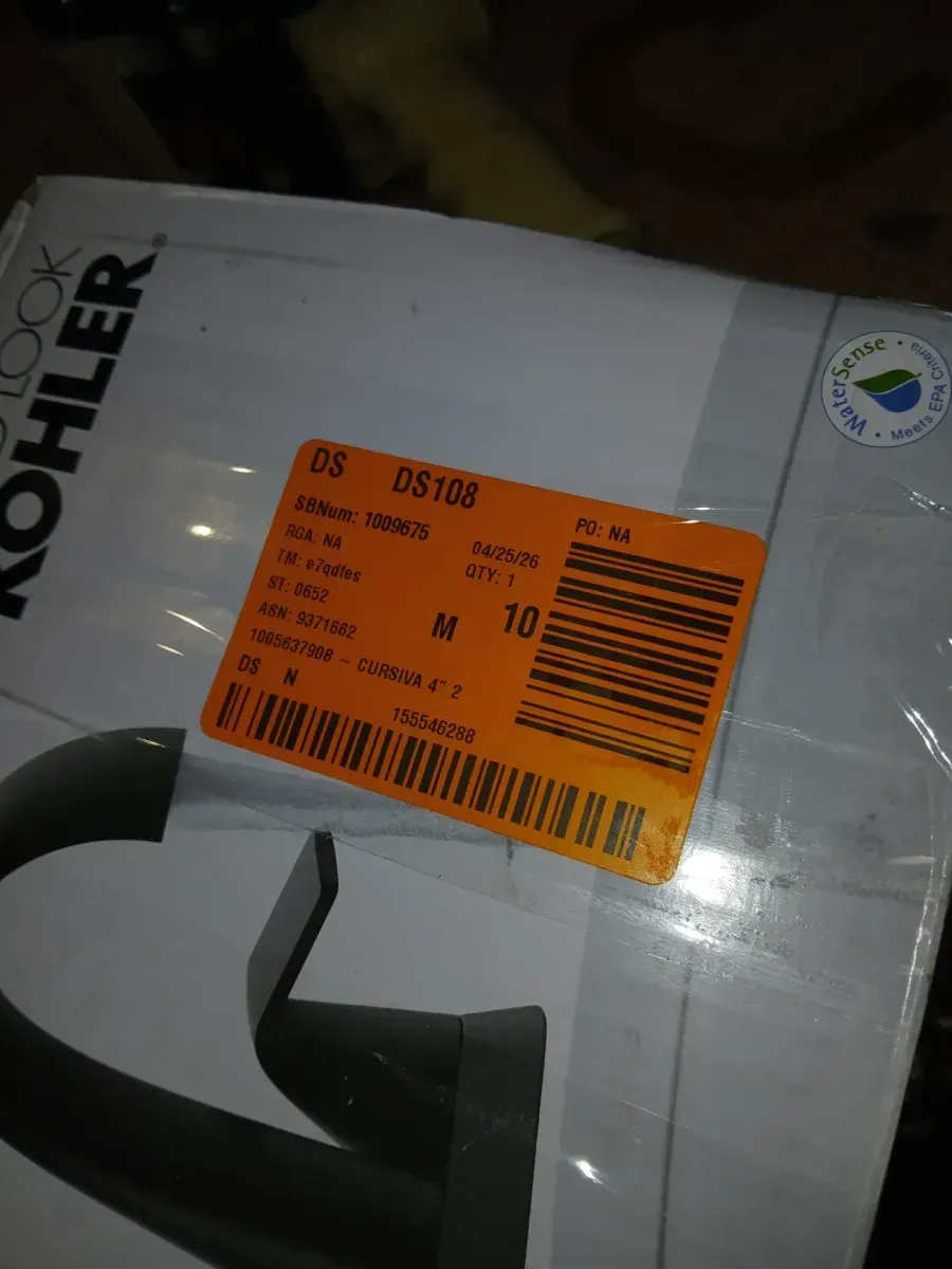 Cursiva 4 in. Centerset Double Handle Bathroom Faucet in Matte Black - image 5