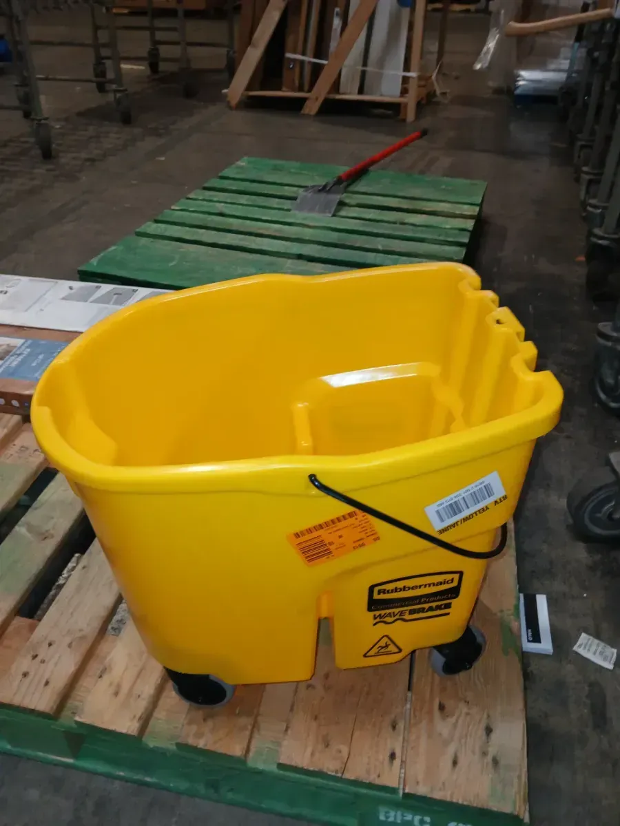 WaveBrake 35 Qt. Plastic Mop Bucket with Wringer - image 3