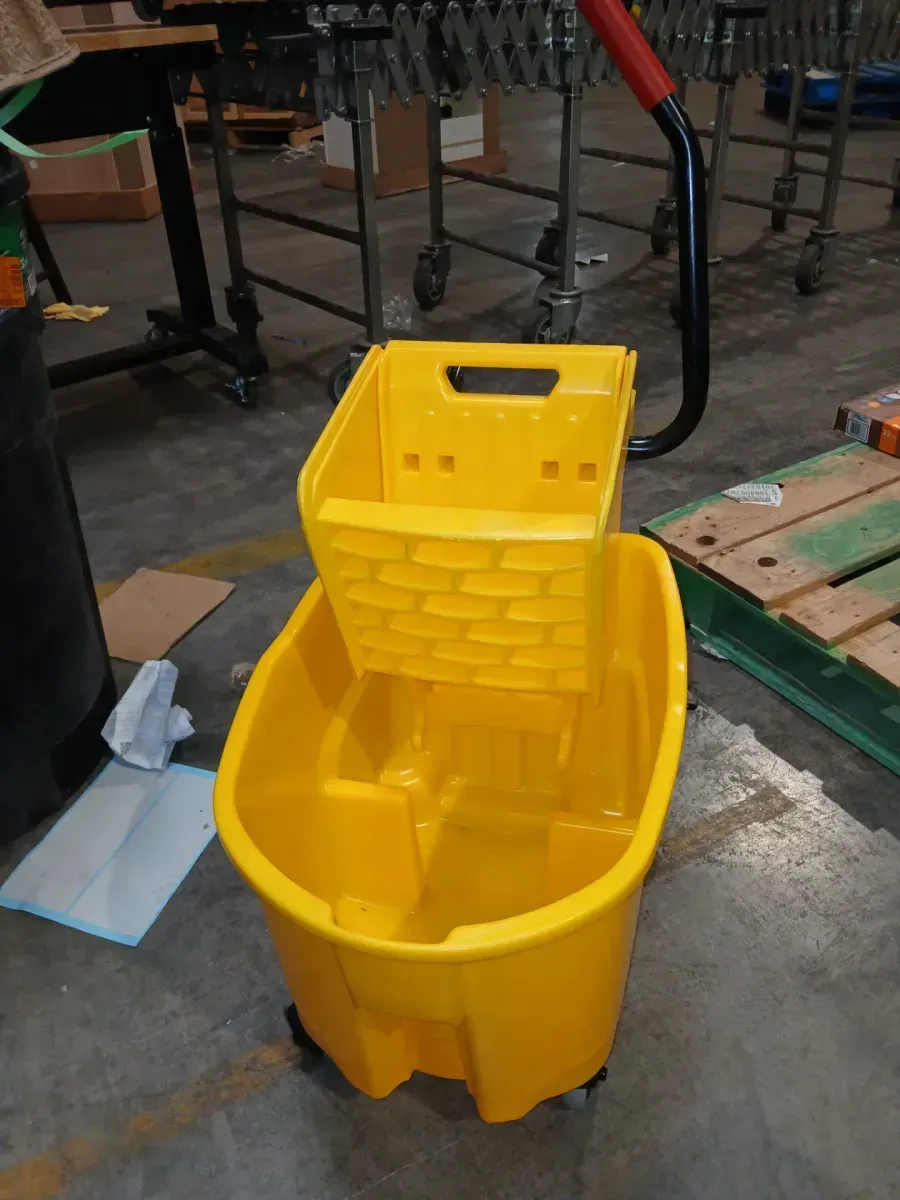 WaveBrake 35 Qt. Plastic Mop Bucket with Wringer - image 4