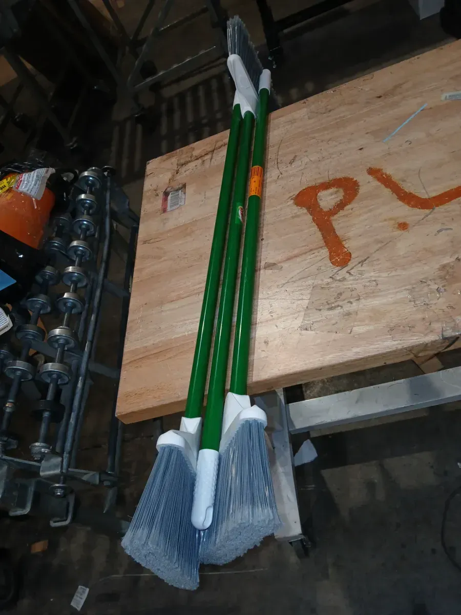 *** Pack of 3 *** 3 ft Lobby Broom Set - image 1