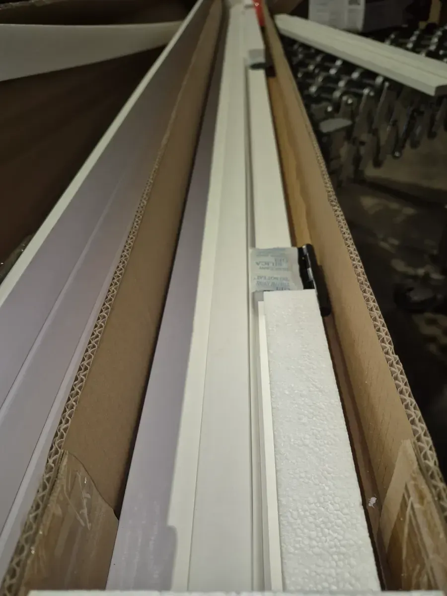 36 in. x 80 in. Primed Wood Knock Down Door Frame 3-Piece + Weatherseal Left-Handed Reversible for Interior Prehung Door - image 3