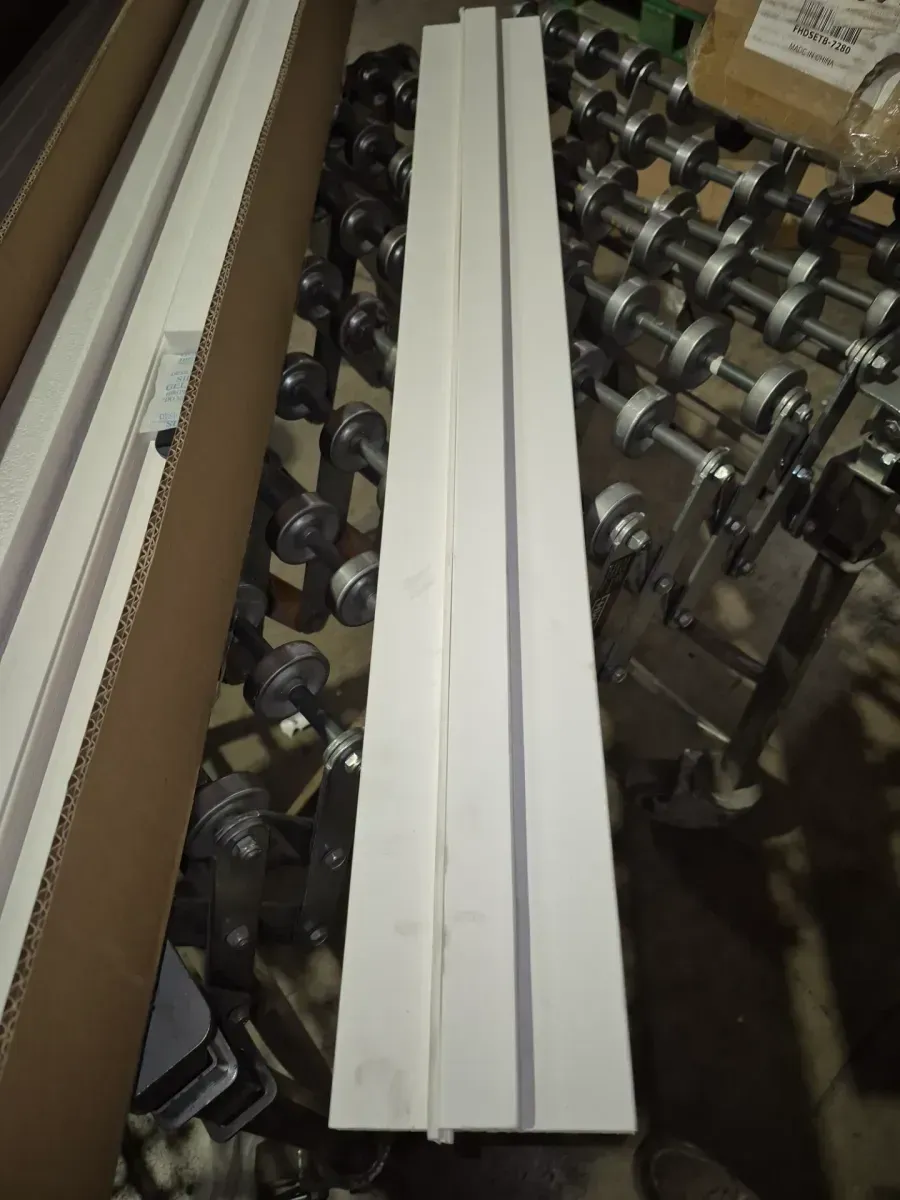 36 in. x 80 in. Primed Wood Knock Down Door Frame 3-Piece + Weatherseal Left-Handed Reversible for Interior Prehung Door - image 4