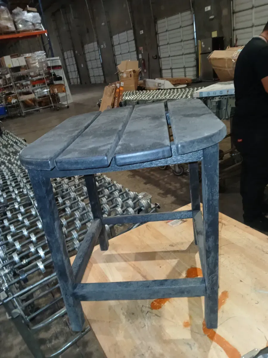 POLYWOOD Seabrook 18" Side Table in Black - image 3