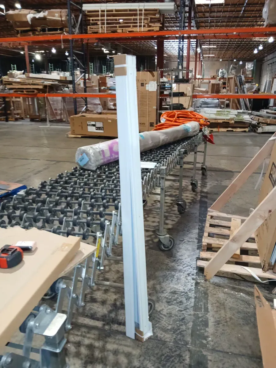 Contractors Wardrobe 59 in. x 96 in. Savoy White Steel Frame Mirrored Interior Sliding Closet Door - image 3