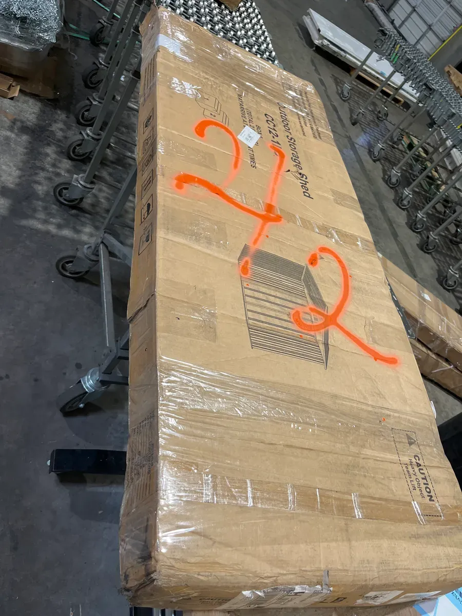 8 ft. W x 6 ft. D Outdoor Storage Metal Shed Lockable Metal Garden Shed for Backyard Outdoor (48 sq. ft.) - image 9