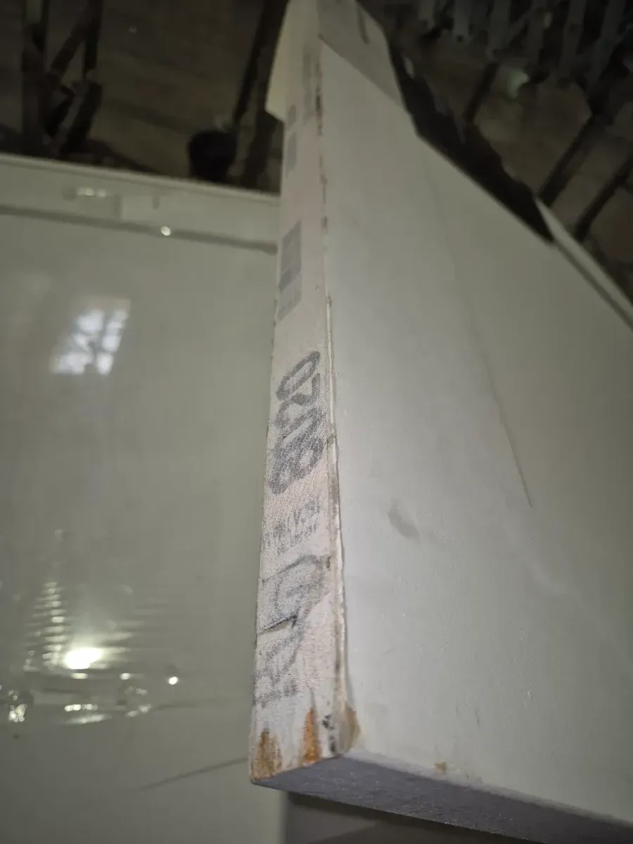 Builders Choice 32 in. x 80 in. 1-Panel Shaker Solid Core Primed Pine Interior Door Slab - image 4