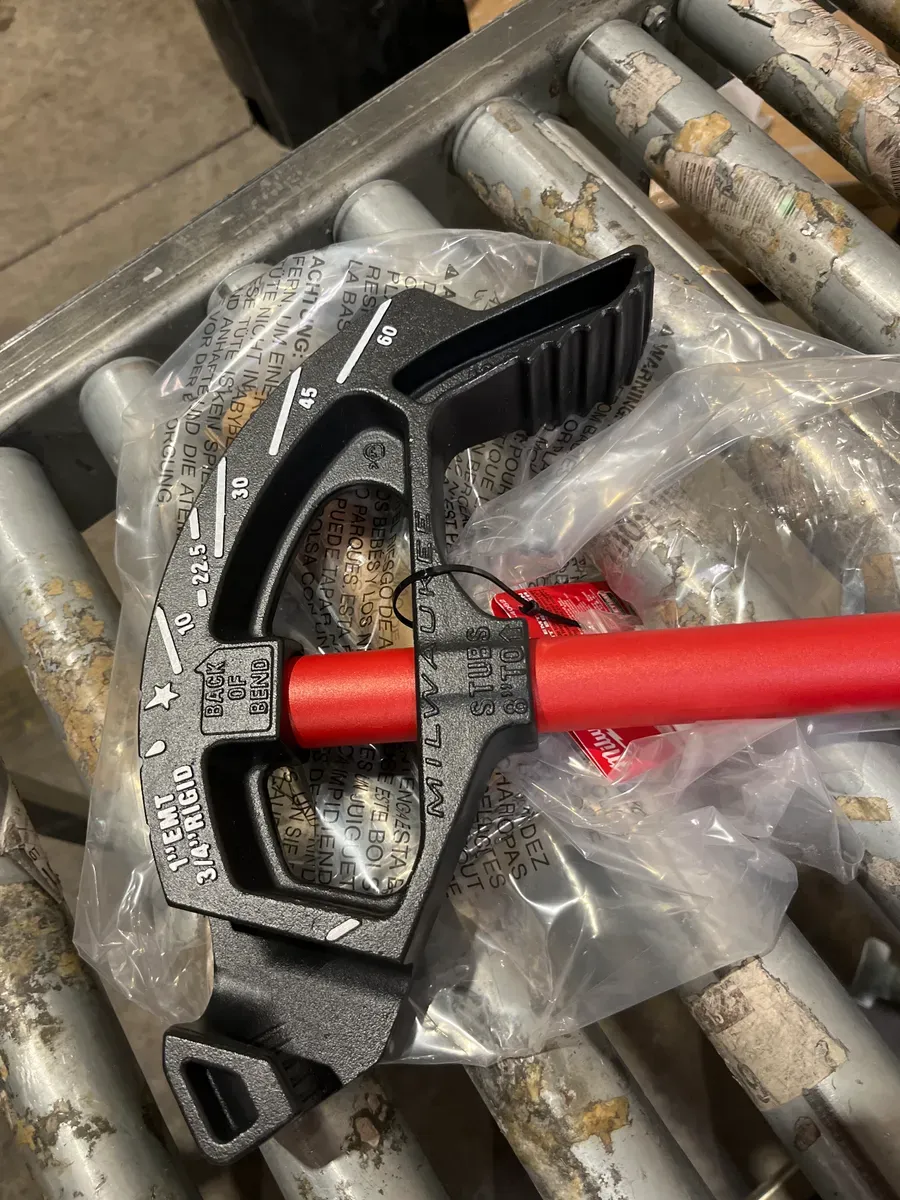 MILWAUKEE Conduit Bender: 1 in EMT Conduit Size - Stainless Steel, 3/4 in IMC/RMC Conduit Size, Iron - image 2