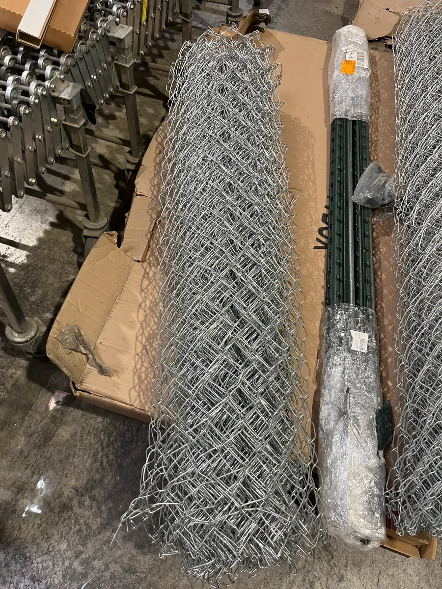 6ft. x60 ft. 12.5-Gauge Galvanized Steel Chain Link Fabric - image 1