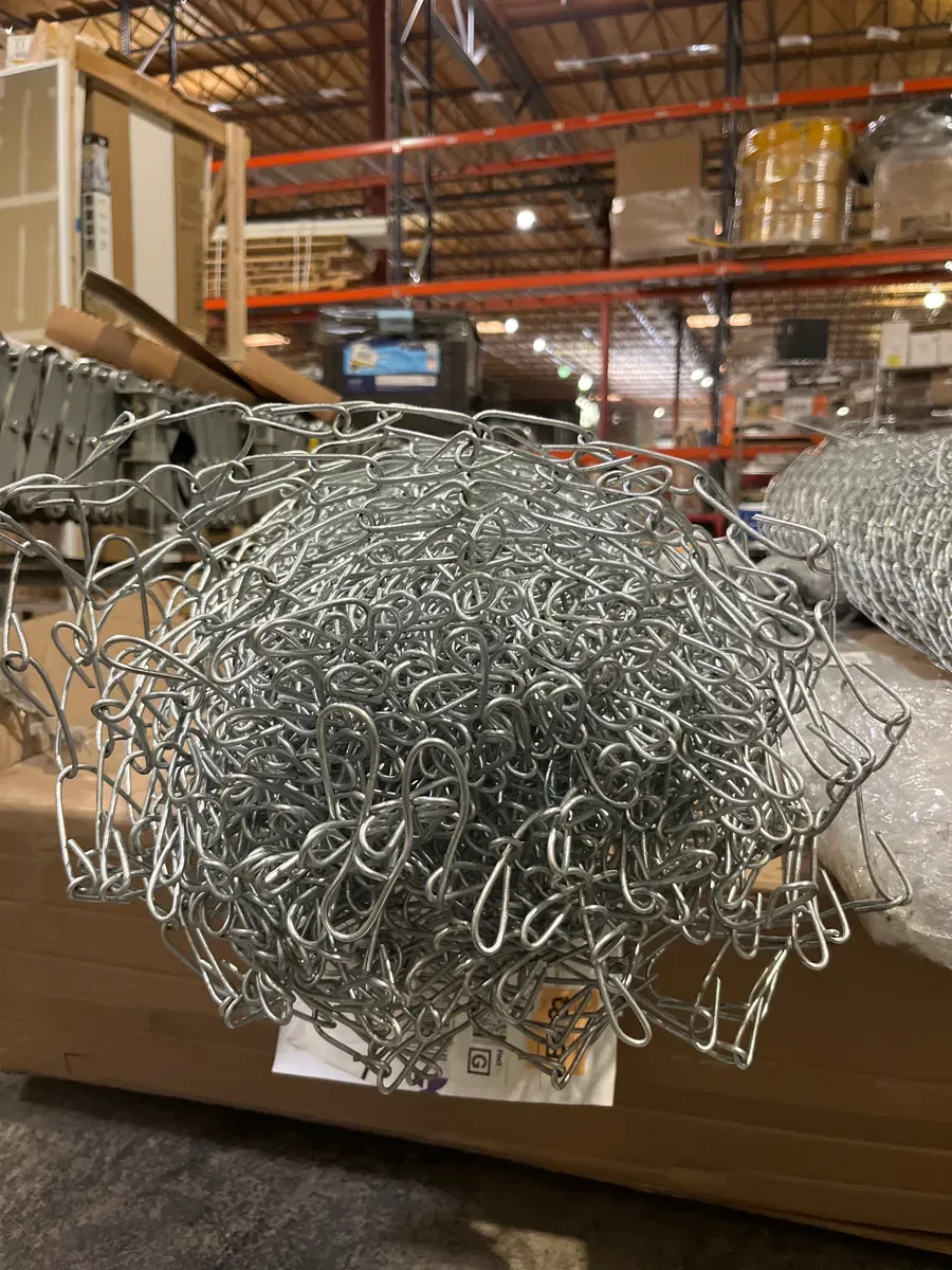 6ft. x60 ft. 12.5-Gauge Galvanized Steel Chain Link Fabric - image 2