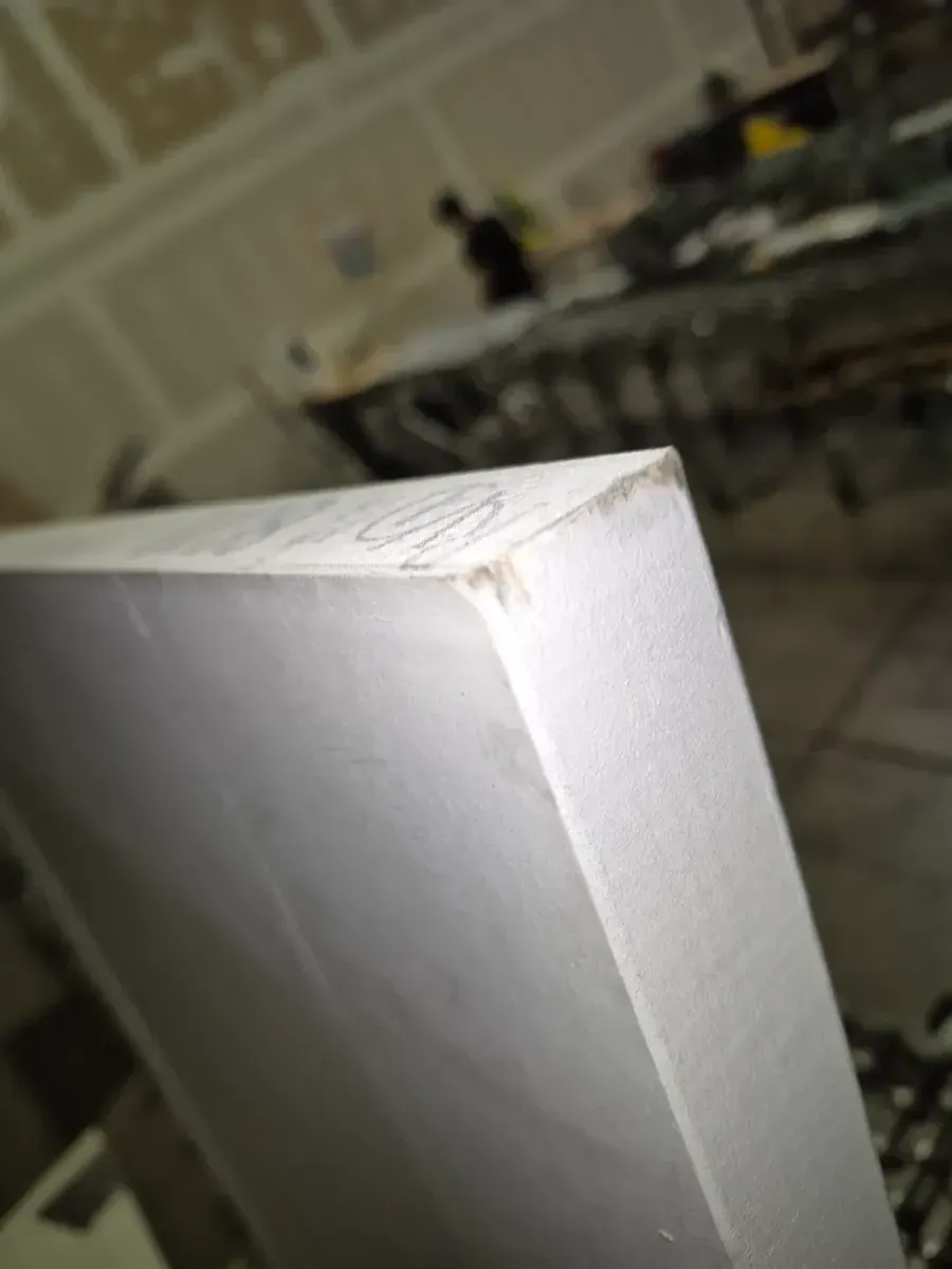 Builders Choice 32 in. x 80 in. 1-Panel Shaker Solid Core Primed Pine Interior Door Slab - image 4