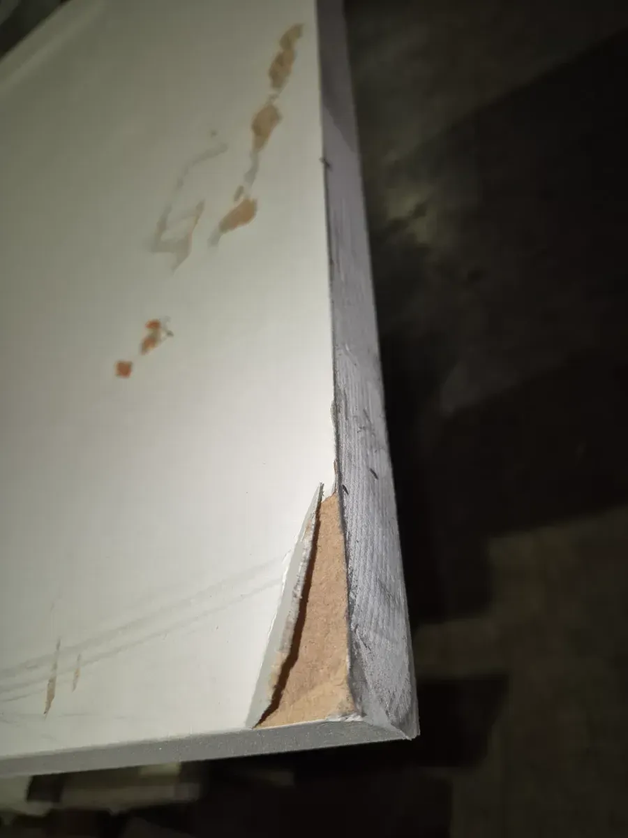 Builders Choice 32 in. x 80 in. 1-Panel Shaker Solid Core Primed Pine Interior Door Slab - image 8