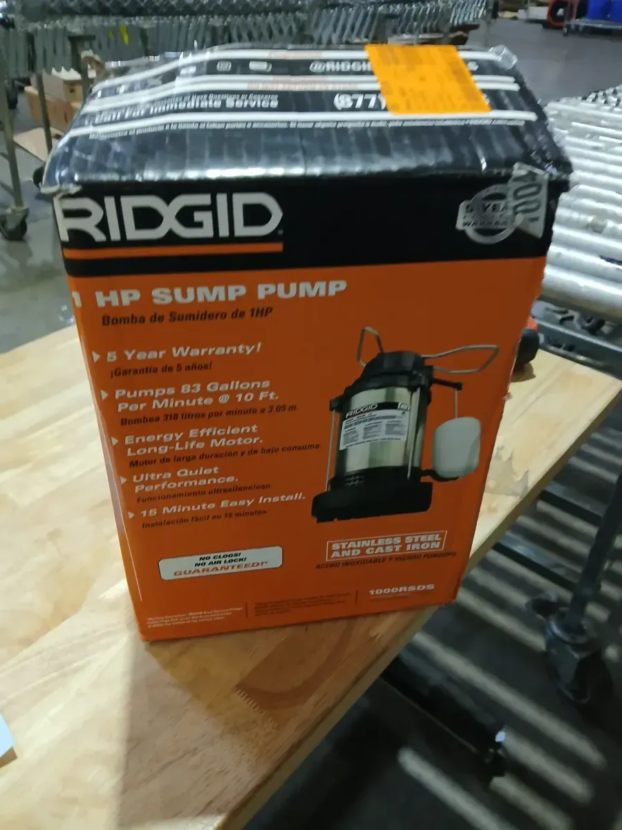 1 HP Stainless Steel Dual Suction Submersible Sump Pump - image 2