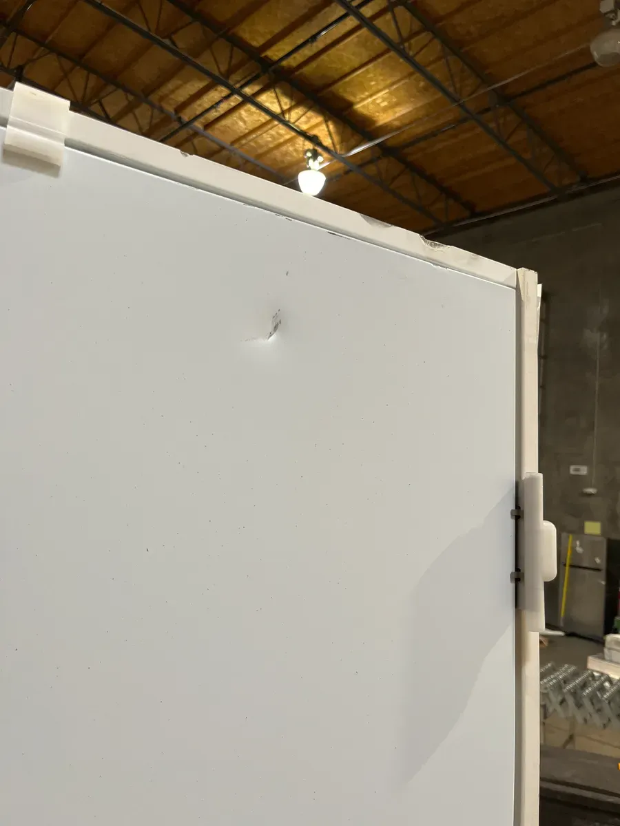 30 in. x 80 in. Left-Hand/Inswing Premium Flush Primed Steel Prehung Front Door No Brickmold - image 6