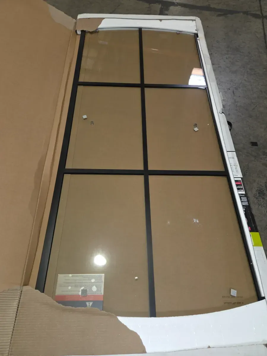 29-3/4 in. x 67-3/4 in. x 1/4 in. (6mm) Frameless Sliding Shower Door Glass Panels in Ingot (For 50-60 in. Doors) - image 1