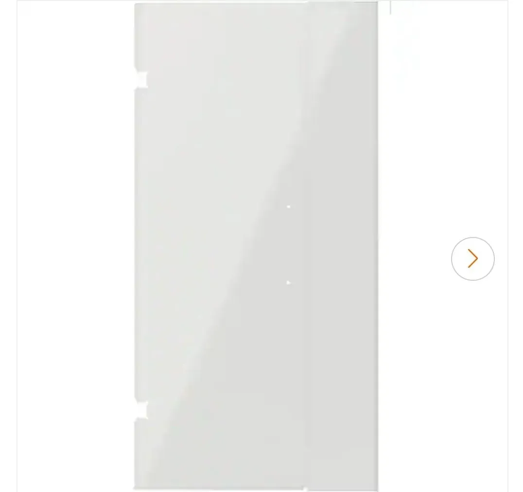 Delta Heavy Hinge 26.57 in. W x 72 in. H x 5/16 in. (8 mm) Pivot Shower Door Glass Panels in Clear Glass (For 38-40 in. Doors) - image 1