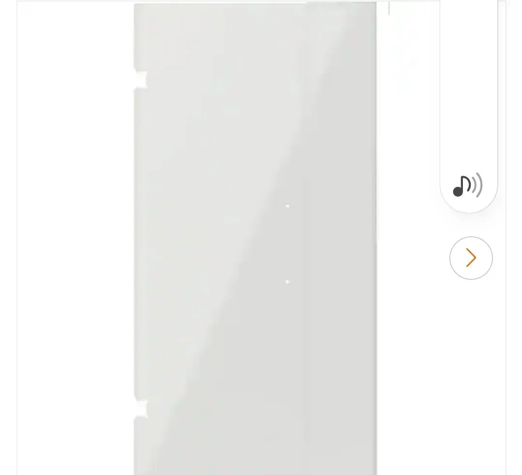 Delta Heavy Hinge 26.57 in. W x 72 in. H x 5/16 in. (8 mm) Pivot Shower Door Glass Panels in Clear Glass (For 38-40 in. Doors) - image 1