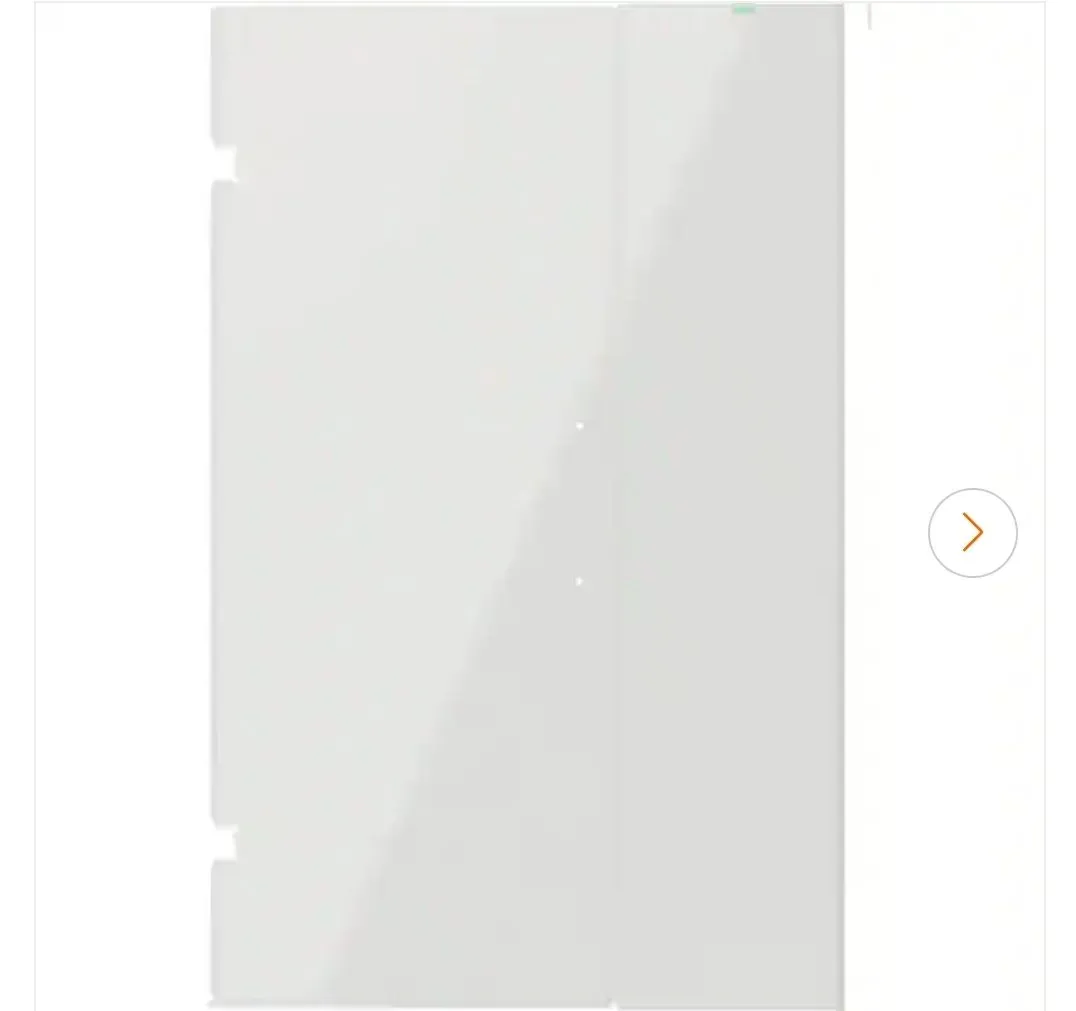 Delta Heavy Hinge 29.53 in. W x 72 in. H x 5/16 in. (8 mm) Pivot Shower Door Glass Panels in Clear Glass (For 48-50 in. Doors) - image 1